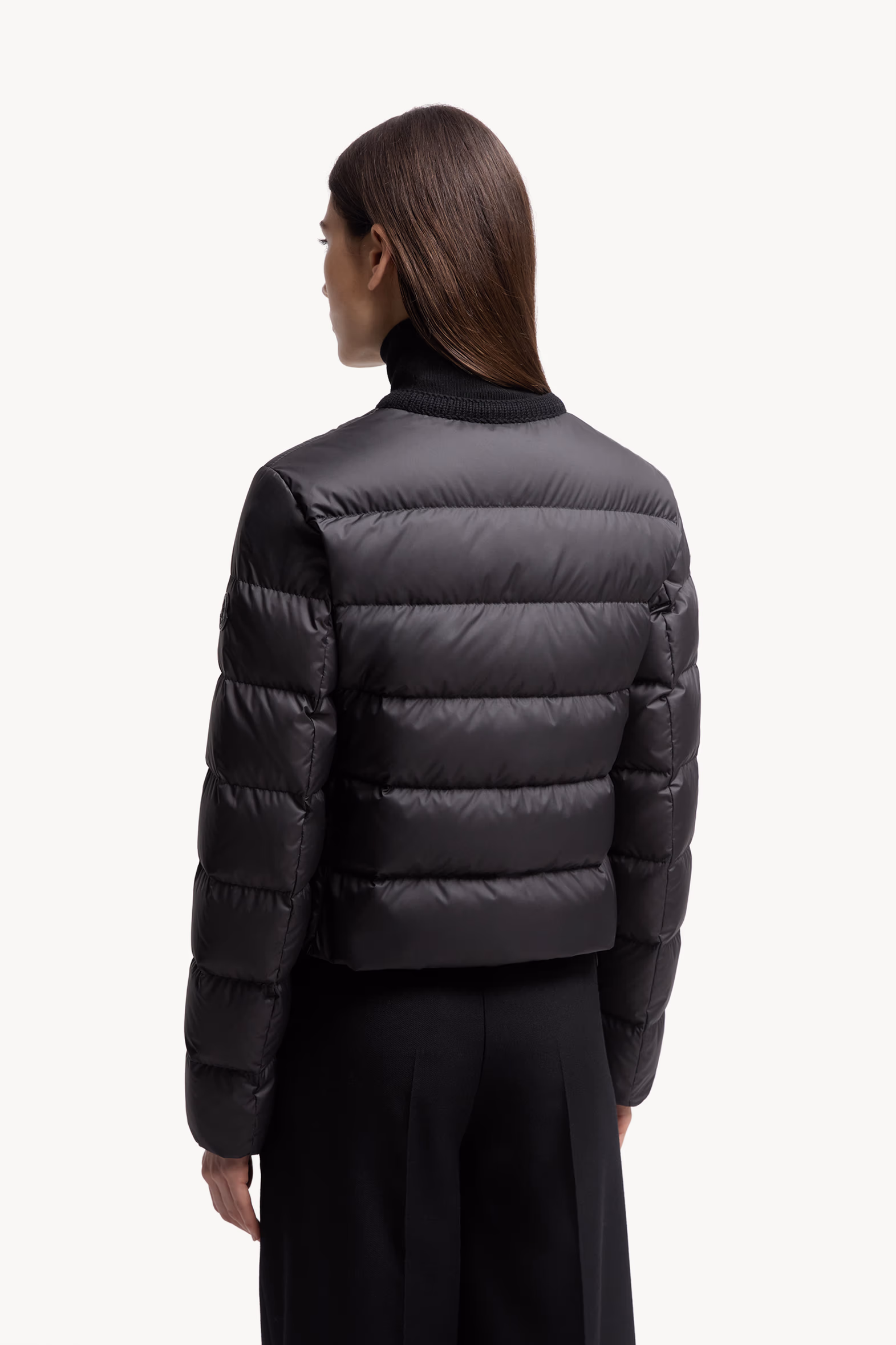 Doudoune courte à bords en laine Mauvezin Femmes Noir Moncler 5